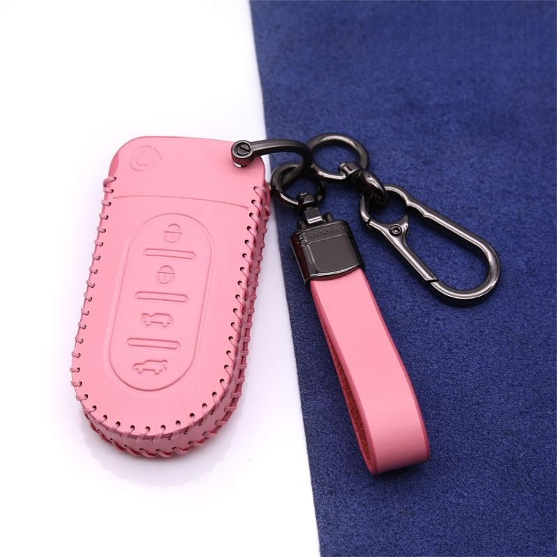 Genuine Leather Key Case for Smart #5.