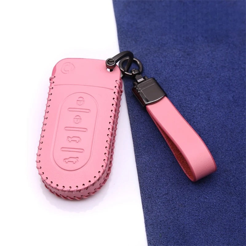 Genuine Leather Key Case for Smart #5.