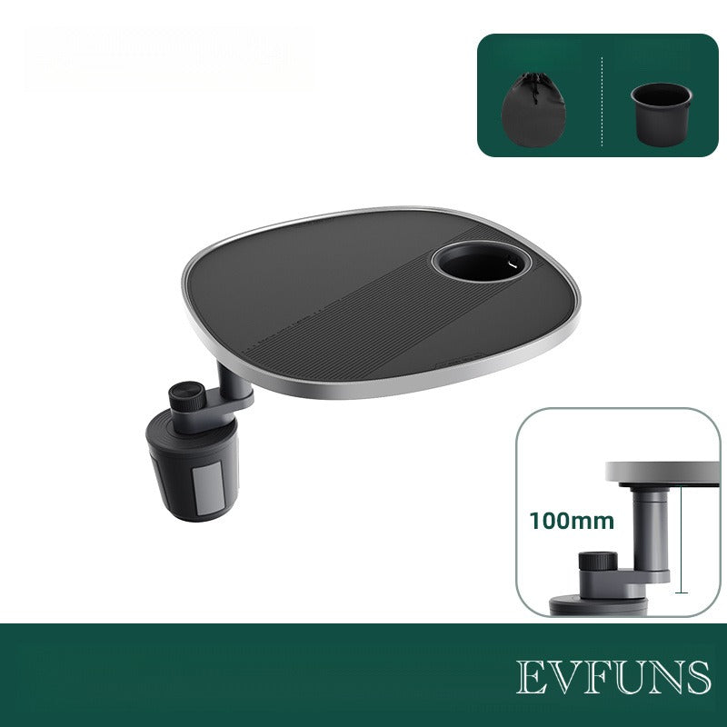 Multifunctional Floating Car Table – 360° Adjustable Camping & In-Car Desk.