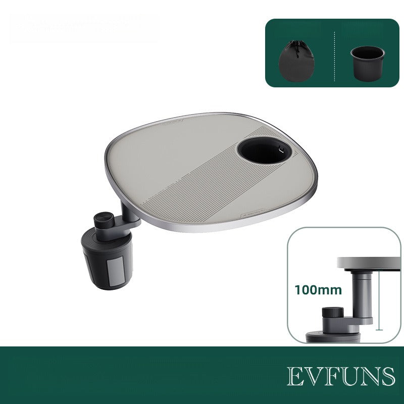 Multifunctional Floating Car Table – 360° Adjustable Camping & In-Car Desk.