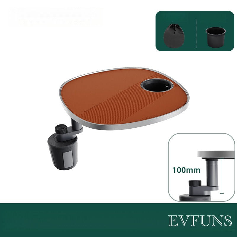 Multifunctional Floating Car Table – 360° Adjustable Camping & In-Car Desk.