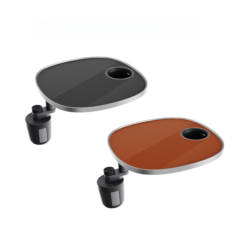 Multifunctional Floating Car Table – 360° Adjustable Camping & In-Car Desk.