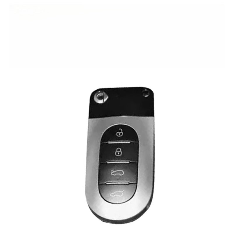 Premium Alloy & Leather Keychain for Smart #5.