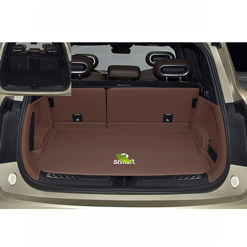 Premium Nappa Leather Trunk Mat for Smart #5.