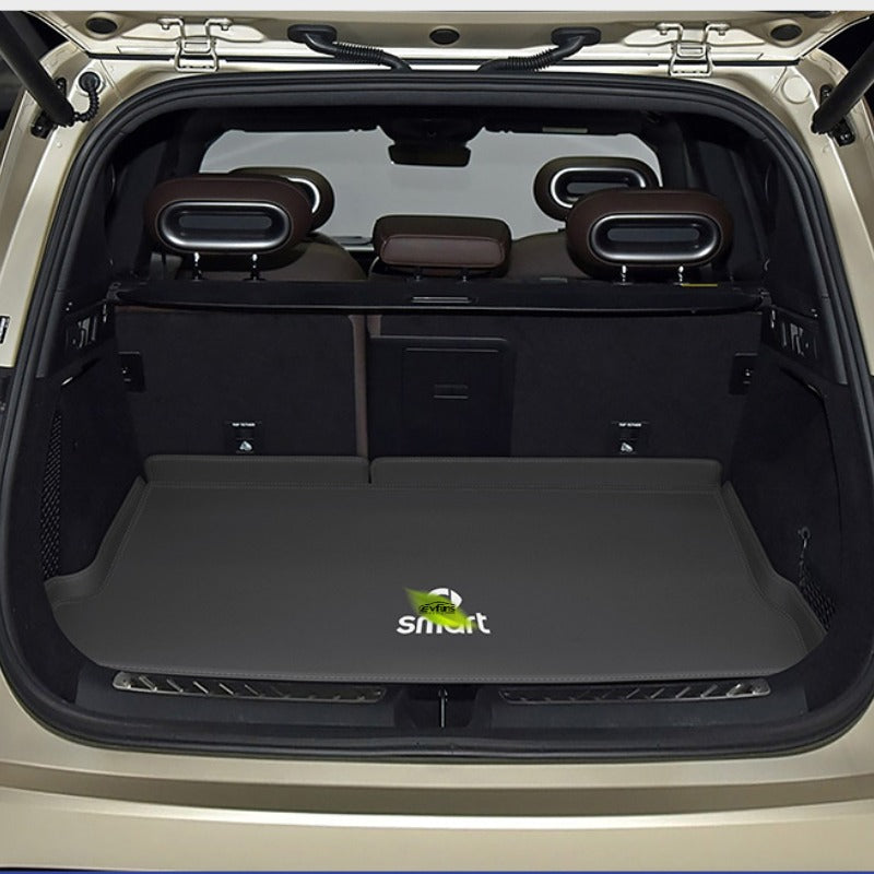 Premium Nappa Leather Trunk Mat for Smart #5.