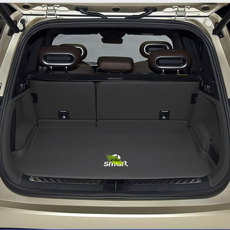 Premium Nappa Leather Trunk Mat for Smart #5.