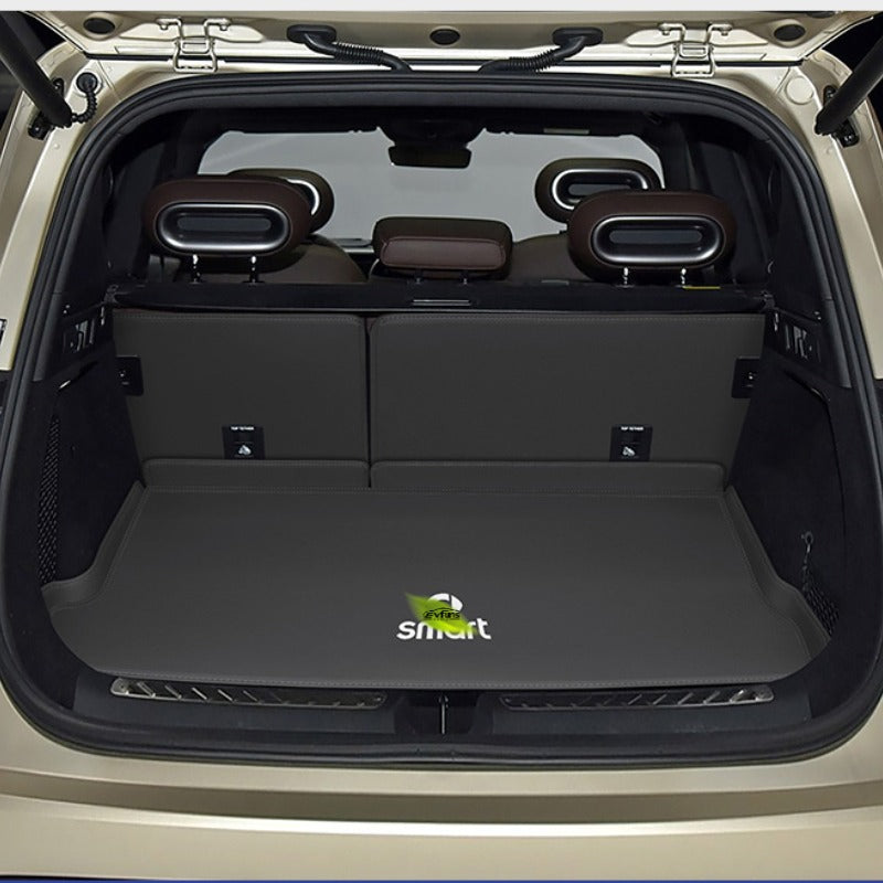 Premium Nappa Leather Trunk Mat for Smart #5.