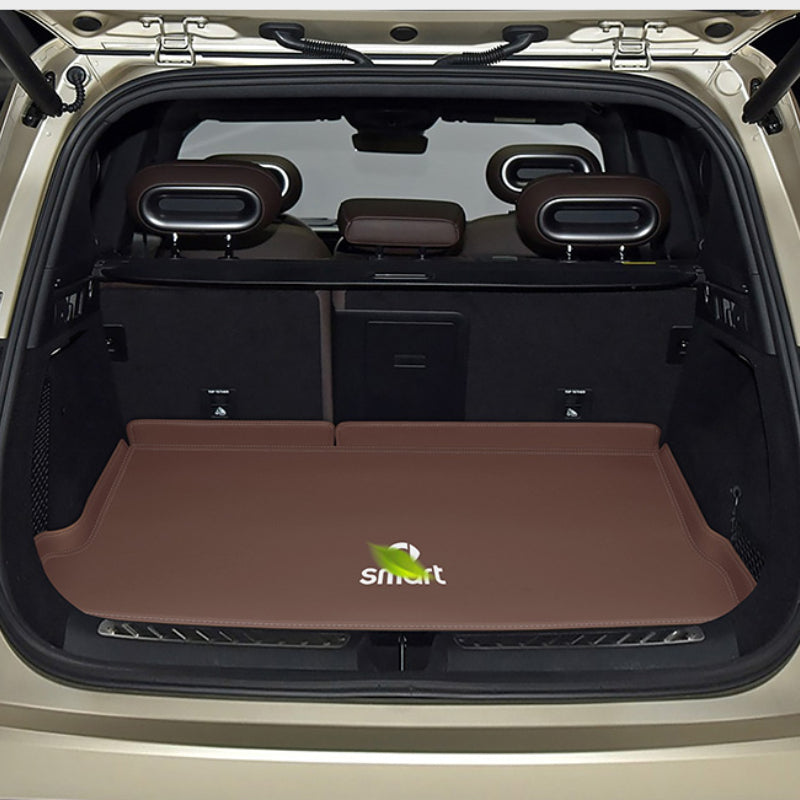 Premium Nappa Leather Trunk Mat for Smart #5.