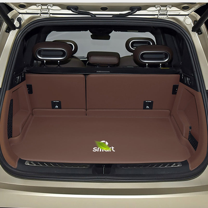 Premium Nappa Leather Trunk Mat for Smart #5.