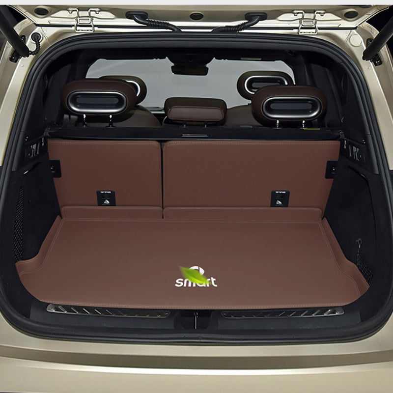 Premium Nappa Leather Trunk Mat for Smart #5.