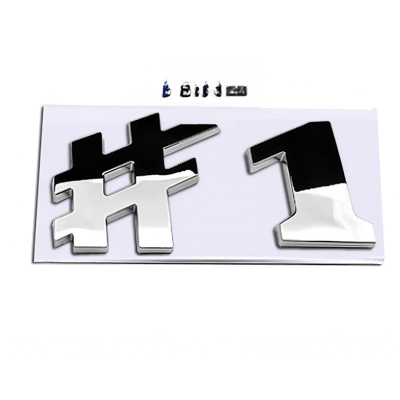 Smart #1/#3 Front & Rear Trunk Badges.