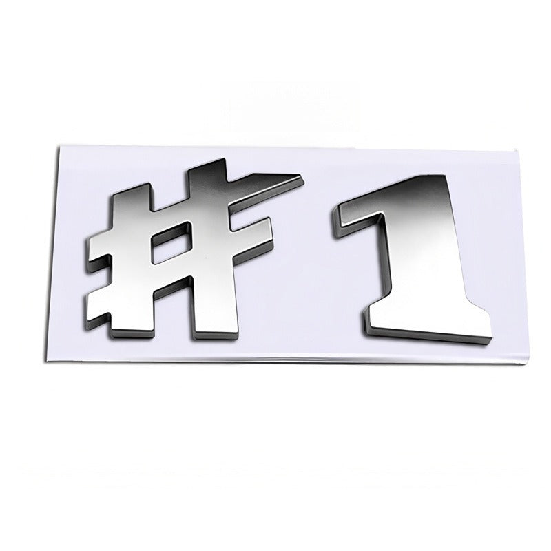 Smart #1/#3 Front & Rear Trunk Badges.