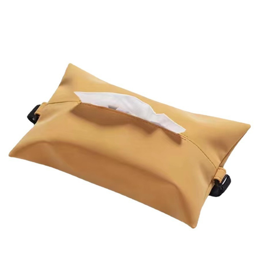 Suede Car Tissue Holder | Soft Interior Decoration Tissue Bag.