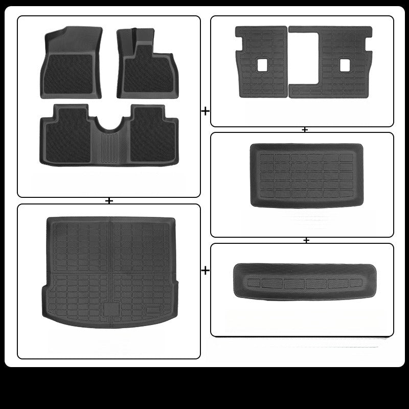 TPE Floor Mats & Trunk Mat Set for 2025 Smart #5 (Right-Hand Drive).