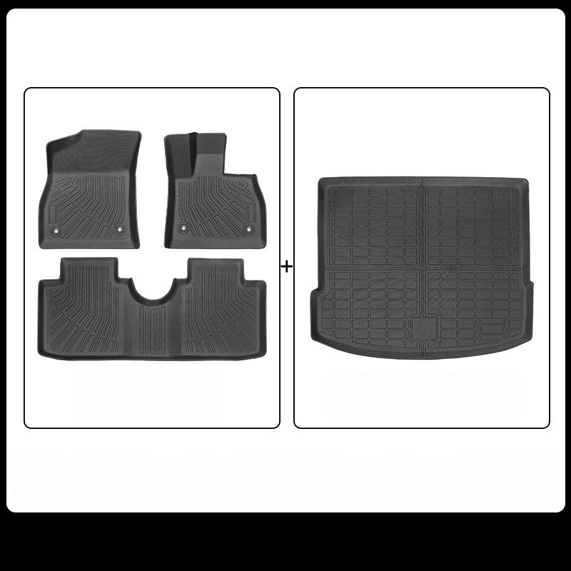 TPE Floor Mats & Trunk Mat Set for 2025 Smart #5 (Right-Hand Drive).
