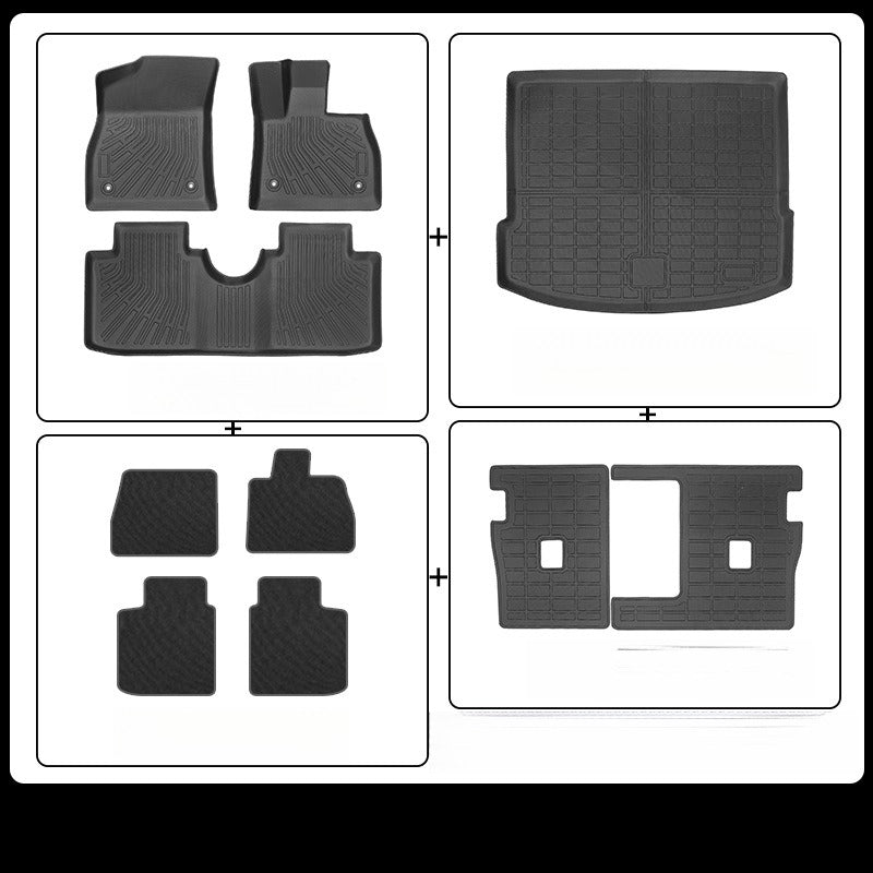TPE Floor Mats & Trunk Mat Set for 2025 Smart #5 (Right-Hand Drive).