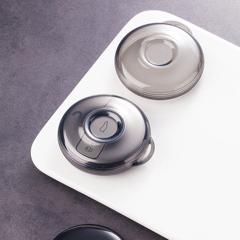 Translucent Black Soft Silicone Key Cover for Smart #1 #3.