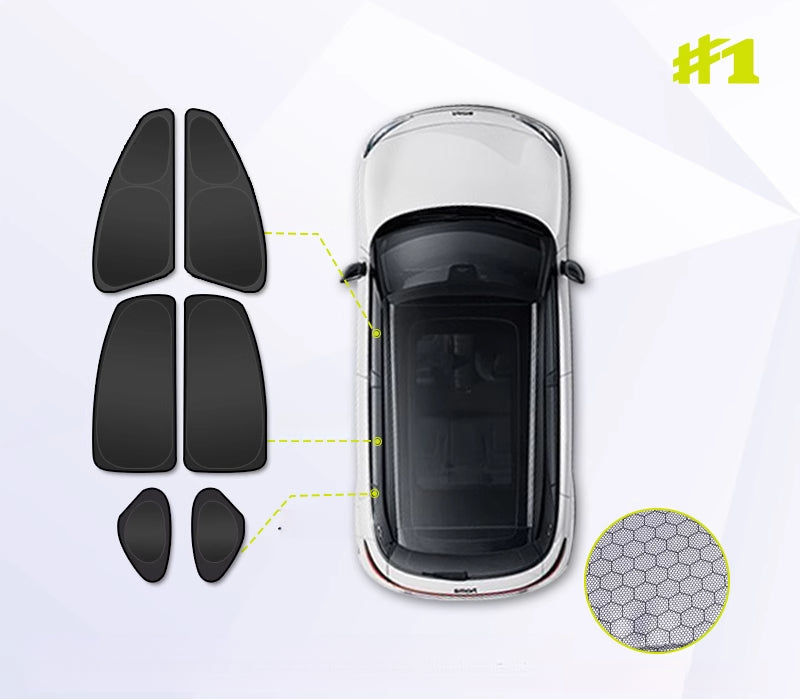 Window Sunshades For Smart#1 #3