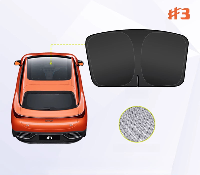 Window Sunshades For Smart#1 #3