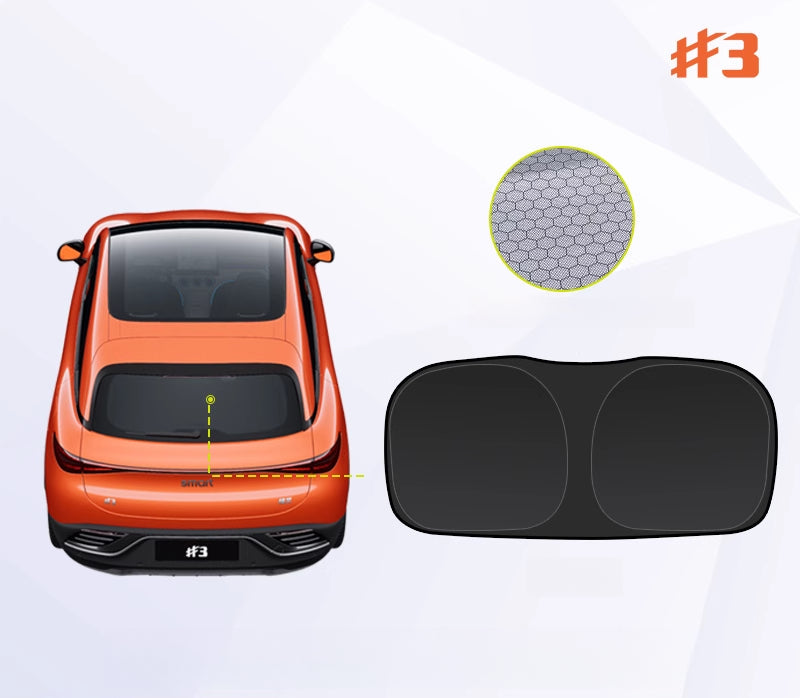 Window Sunshades For Smart#1 #3