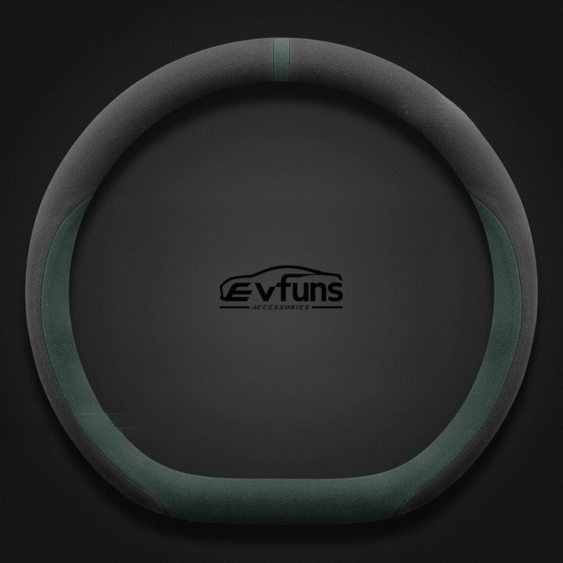 Winter Suede Steering Wheel Cover For Smart.