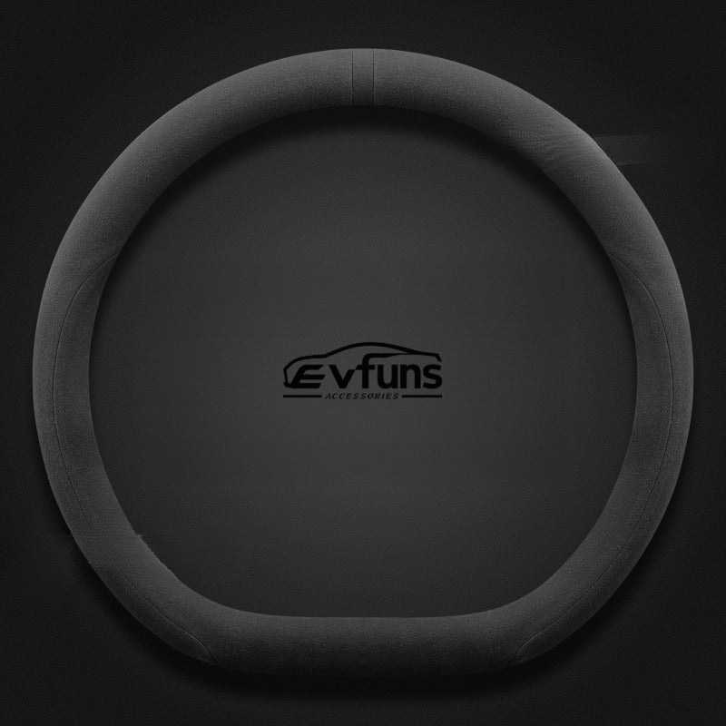 Winter Suede Steering Wheel Cover For Smart.